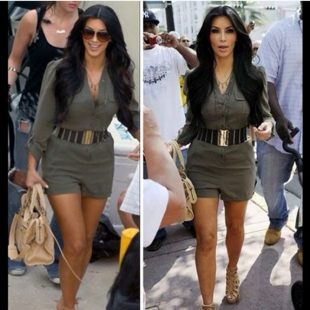 RARE Bebe Kardashians Romper XS 0-2 - Picture 3 of 7